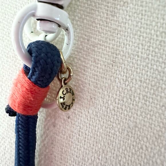 JCrew Nautical Long Cording Rope Ball Wooden Bead Statement Beach Boho Necklace - Picture 4 of 6